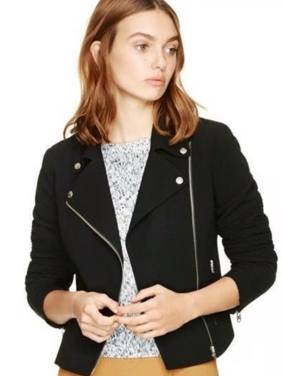 Wilfred Jackets & Blazers - ⭐ Aritzia Wilfred Montesson Moto Jacket – The Ultimate Lightweight Biker US 0 ⭐